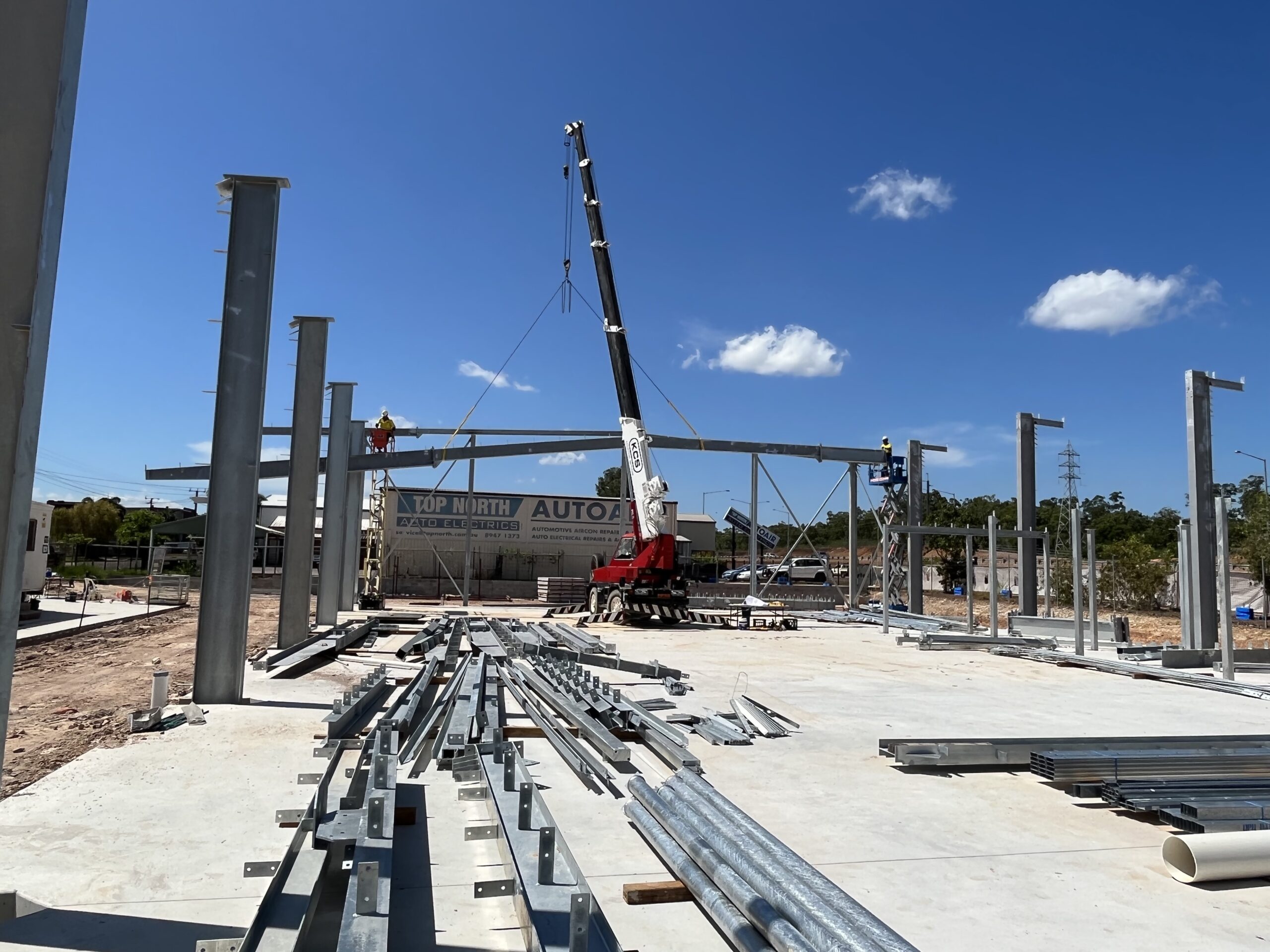 erection-portal-frame